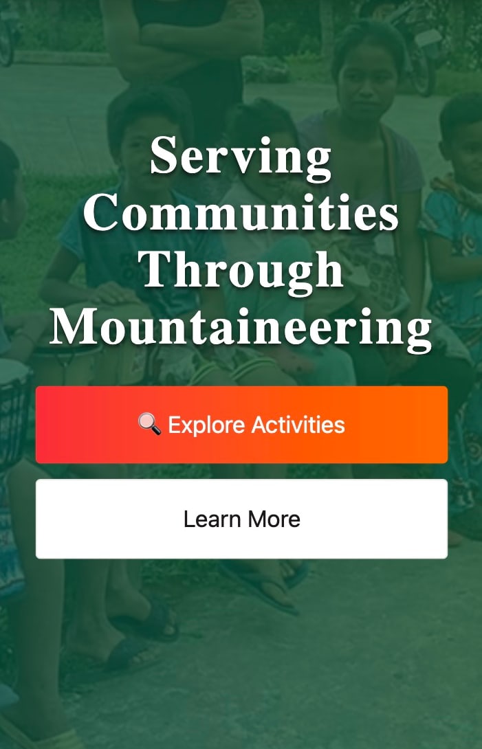 Team Relax MC landing page on a phone